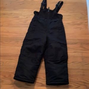 3T black snow bibs/pants, for girls or boys